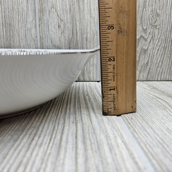 Sango Florentine Japan Round Vegetable Serving Bowl Platinum Trim Vintage - Picture 7 of 7